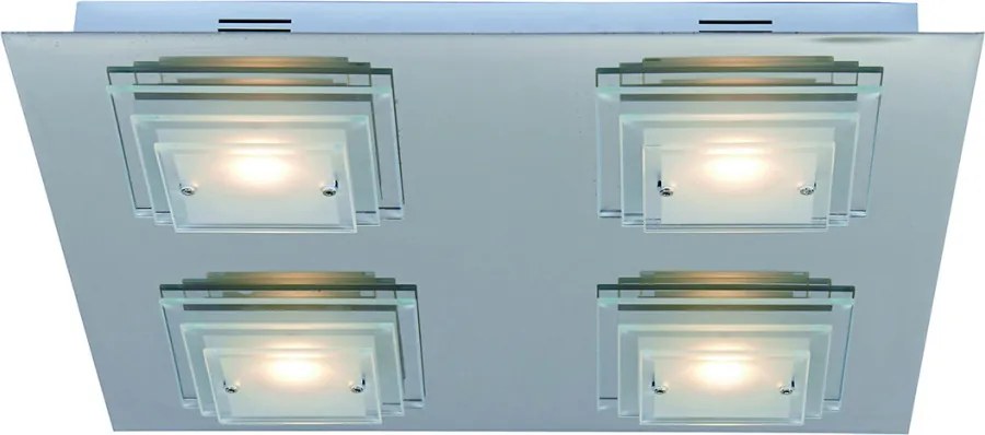 Italux PEPPE C0509A CLEAR Süllyesztett mennyezeti lámpa 4x5W/LED