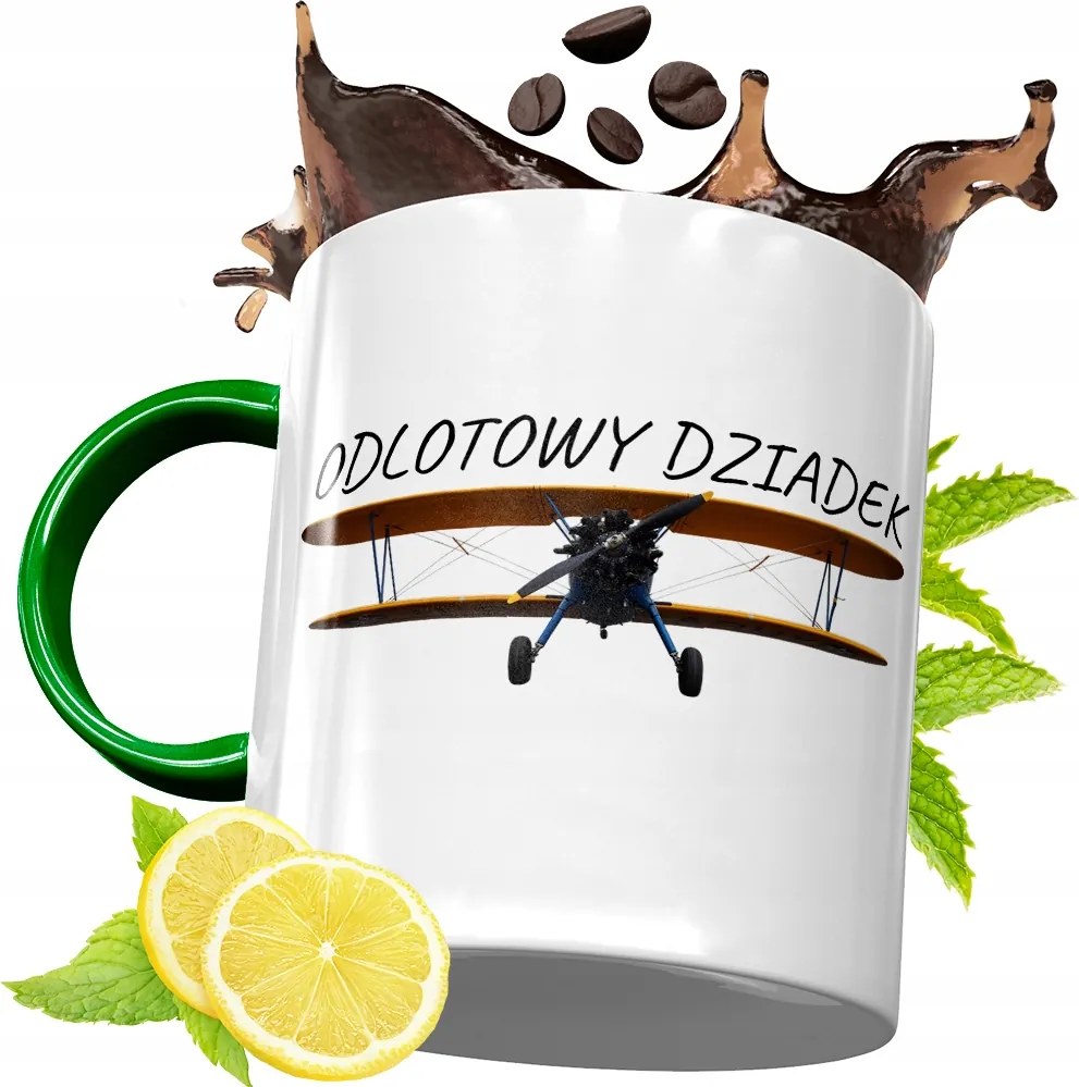 Zöld Bögre Nagypapának Születésnapi Ajándék fényképes nyomtatással