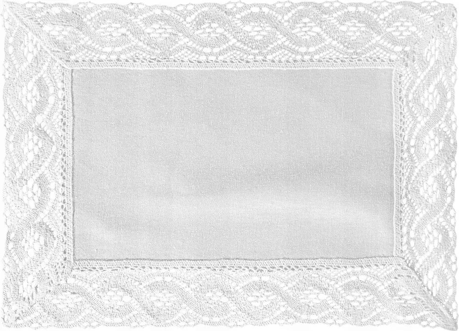 Abrosz dekoratív (4 db-os szett) Susan 30x40 Eurofirany dekoratív csipkével