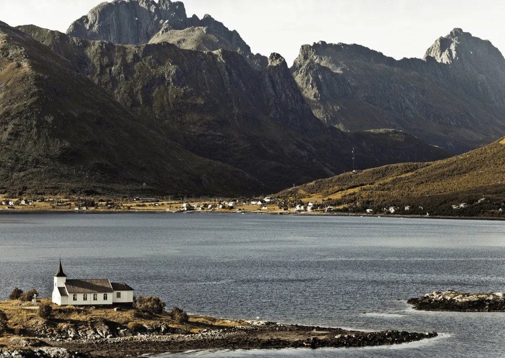 Poszter 42x29,7cm Templom a tengerparton, Assaf Frank