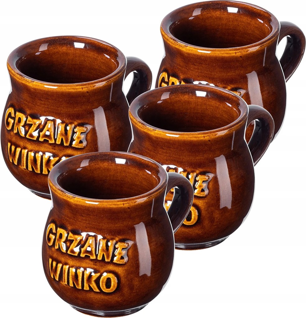 Forralt Boros Bögrék 250 ml Bögre Kő Ajándék Szett 4db