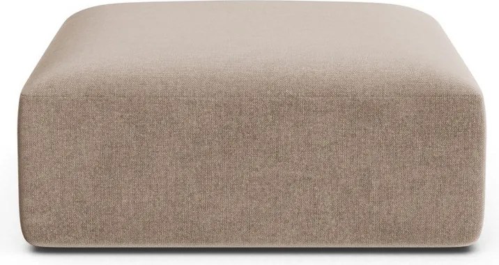 Világosbarna bársony lábtartó Campi – Cosmopolitan Design