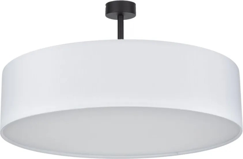 TK LIGHTING 4242 RONDO Ernyős Mennyezeti Lámpa Fehér, Króm E27 IP20