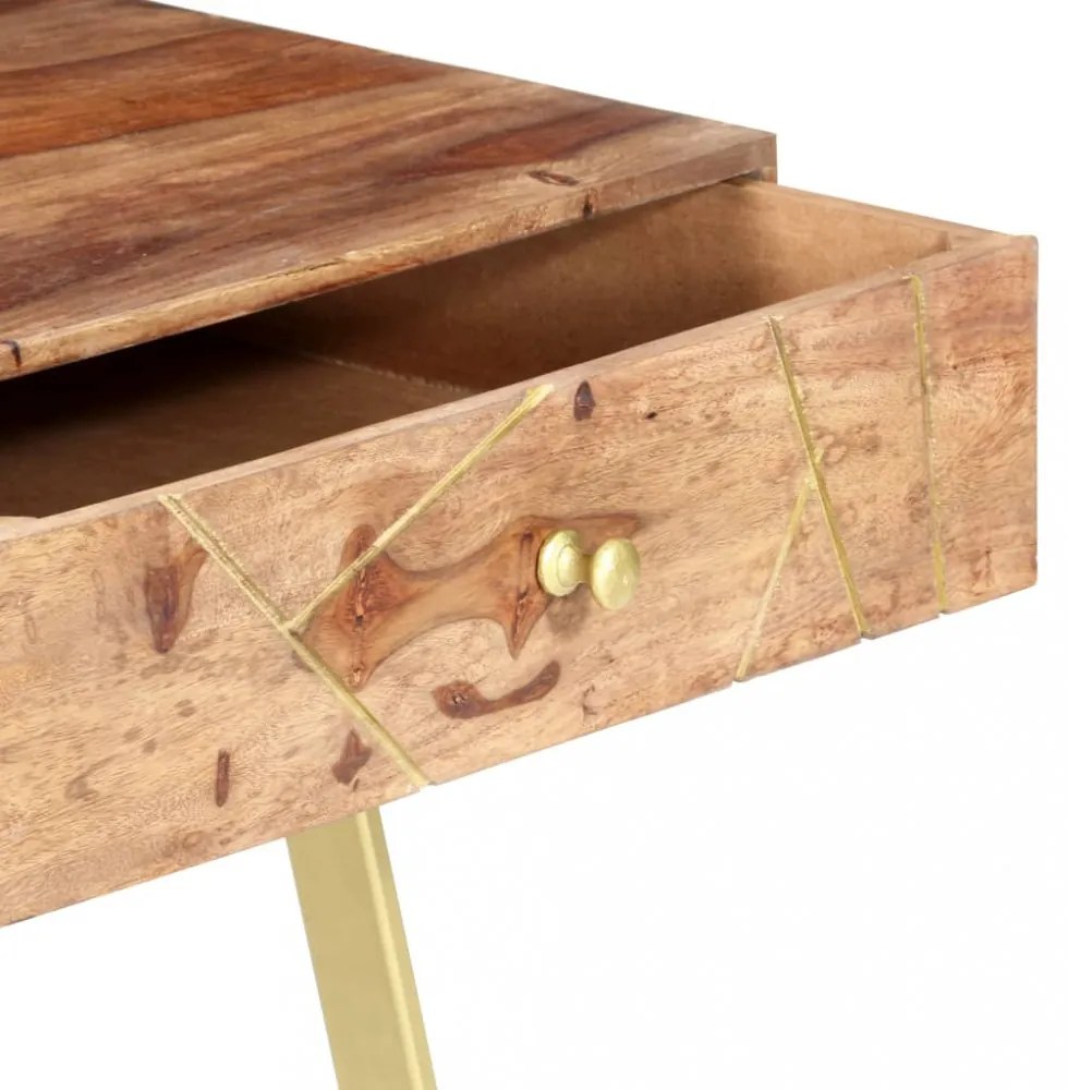 fiókos tömör kelet-indiai rózsafa íróasztal 100 x 55 x 75 cm