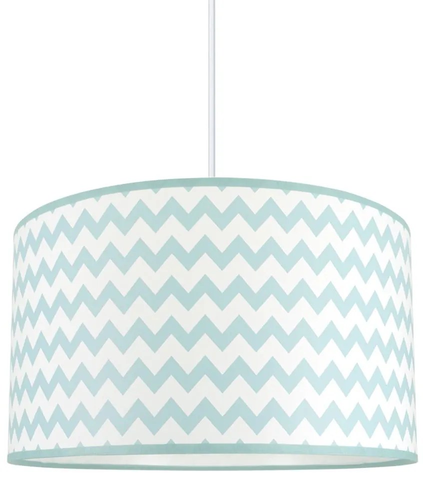 Csillár zsinóron ZYGZAK GREEN 1xE27/60W/230V