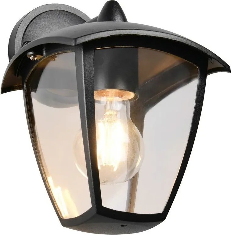 TRIO 263260132 VENTA Klasszikus Kültéri Fali Lámpa Fekete E27 IP44