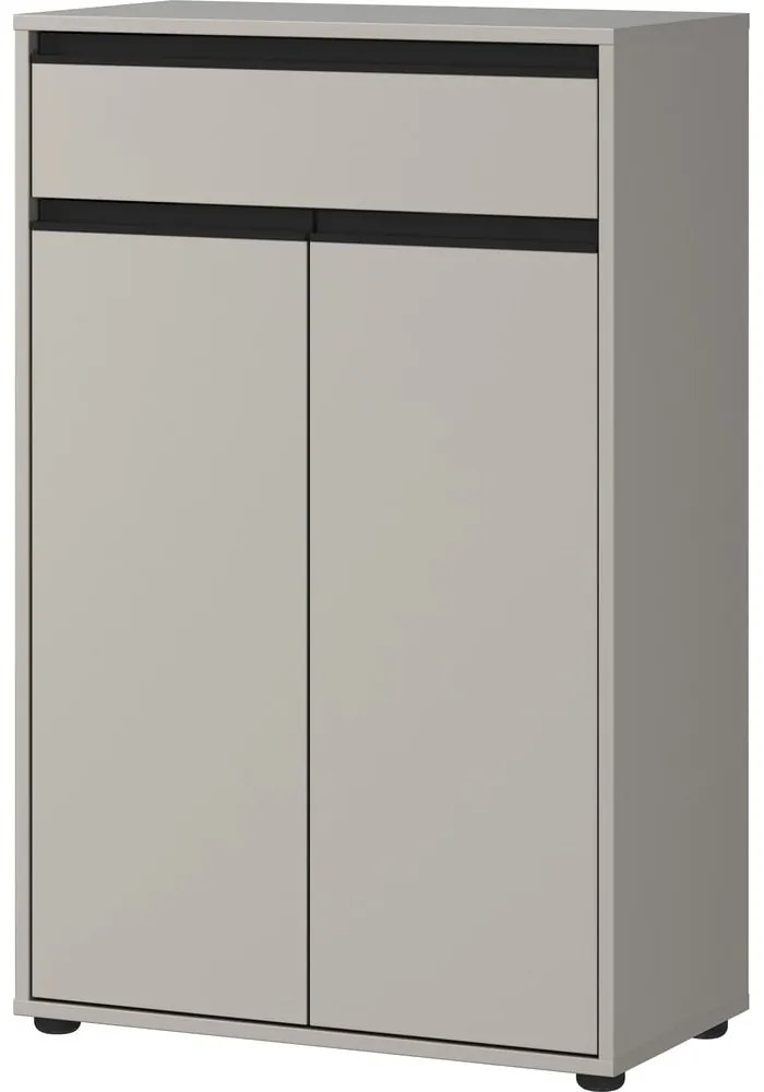 Szürke magas fürdőszoba szekrény 63x98 cm Lemont – Germania