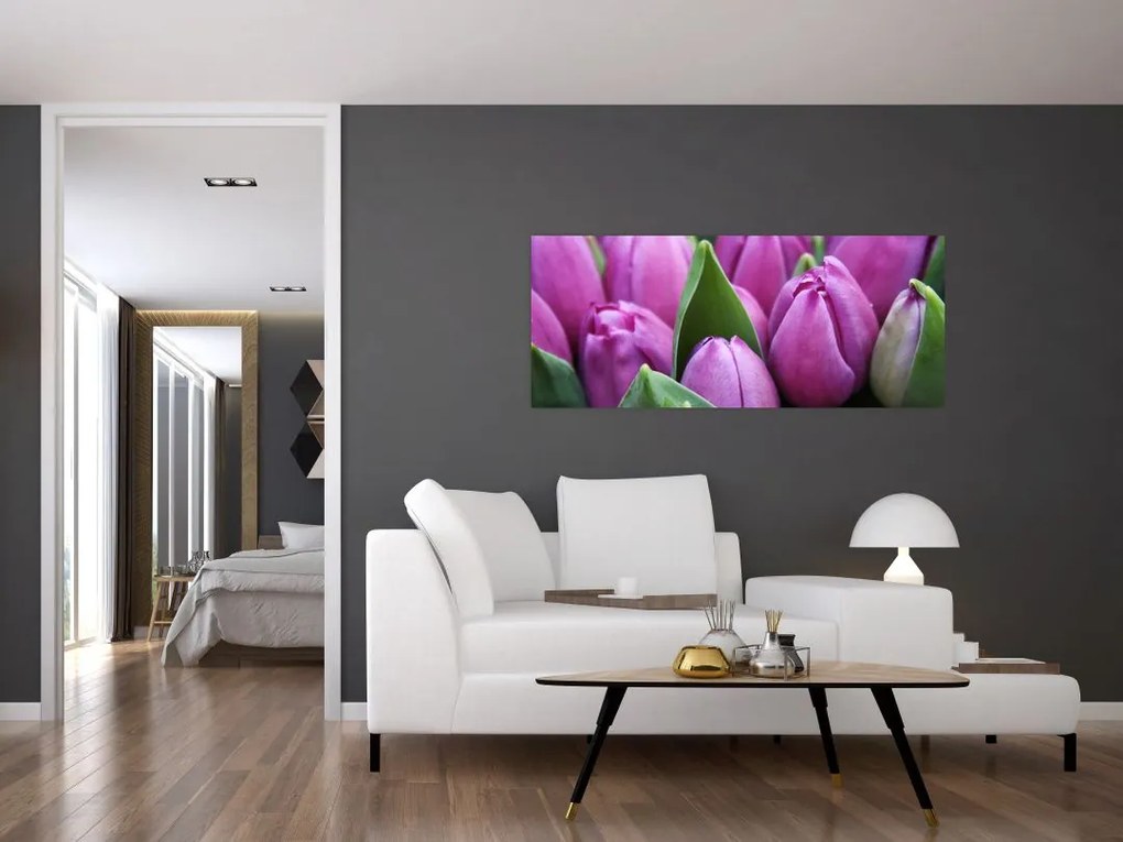 Kép - tulipánok (120x50 cm)