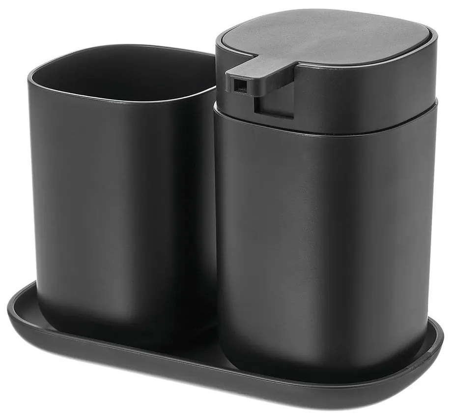 Fekete fürdőszobai kiegészítő szett – Casa Selección