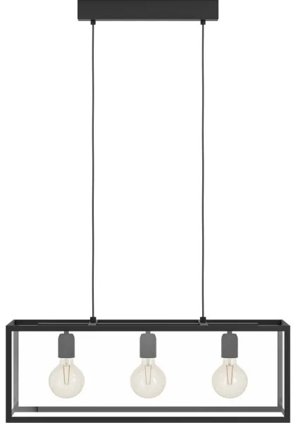 Eglo 49393 - Csillár CHARTERHOUSE 3xE27/60W/230V
