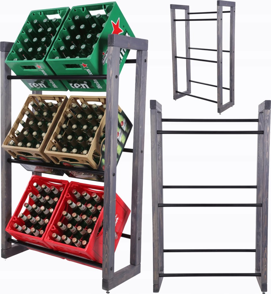 Italtartó állvány Sörszállító állvány Fém Öko Rudak