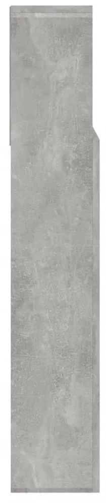 betonszürke áthidaló szekrény 140 x 19 x 103,5 cm