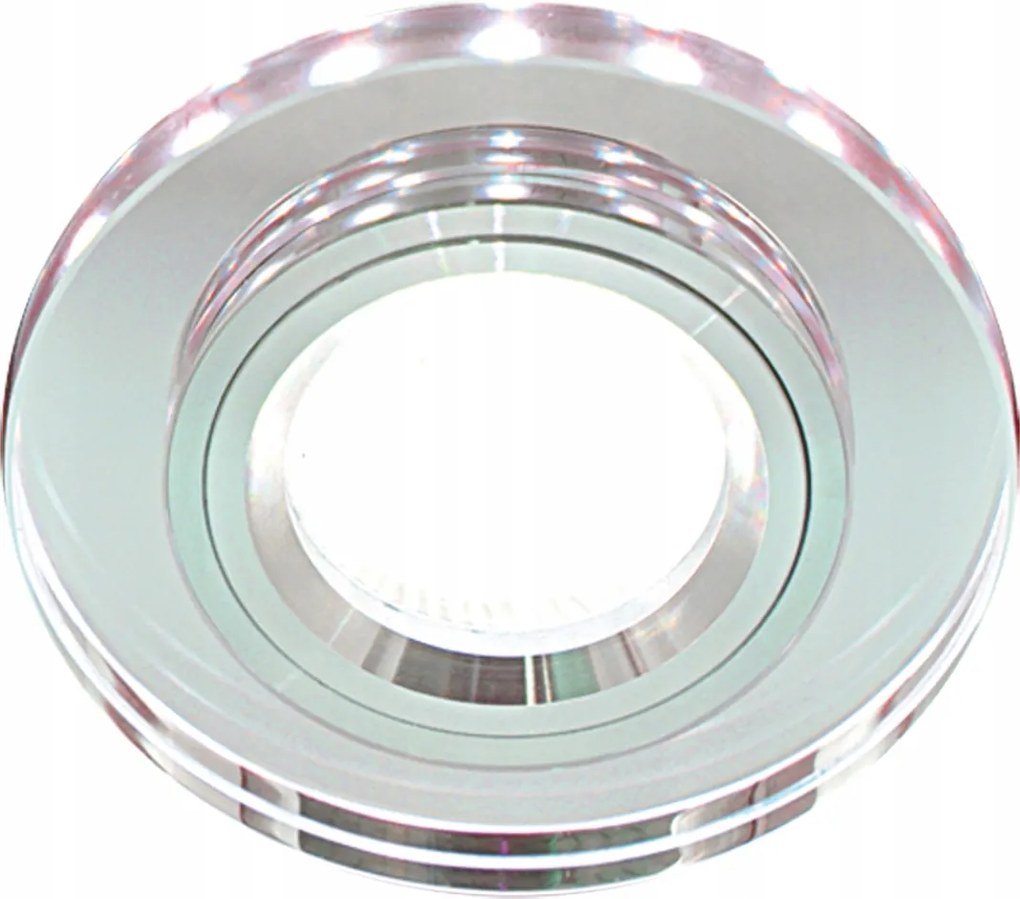 Mennyezeti spot lámpatest üveg kerek szemes Riana Led C króm 6500K