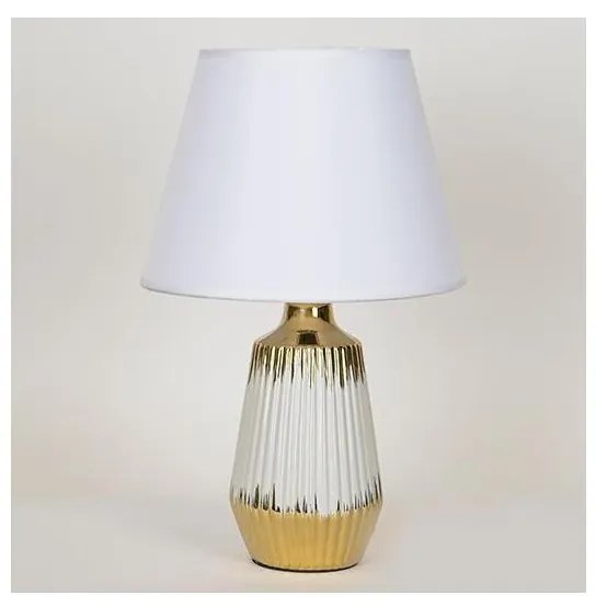 Asztali lámpa 1xE14/40W/230V fehér/arany