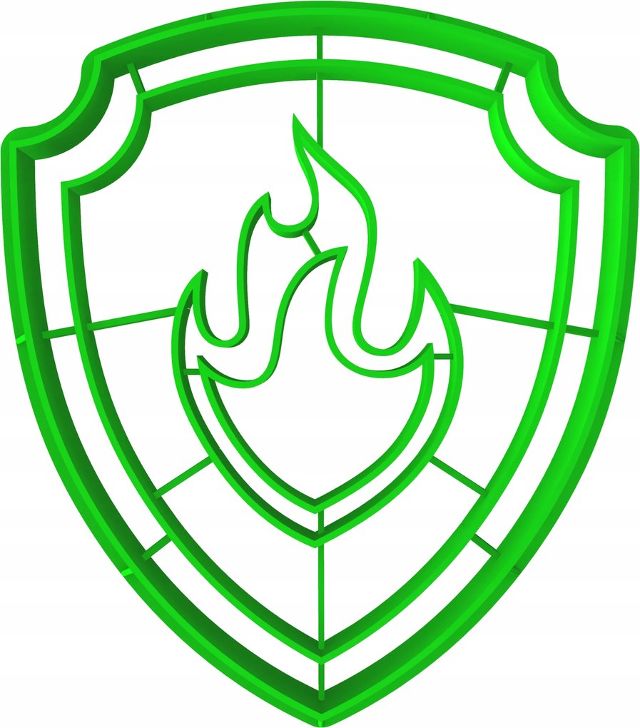 Sütemény lyukasztó forma bélyegzővel Mese Mancs Őrjárat Marshall jelvény 8cm