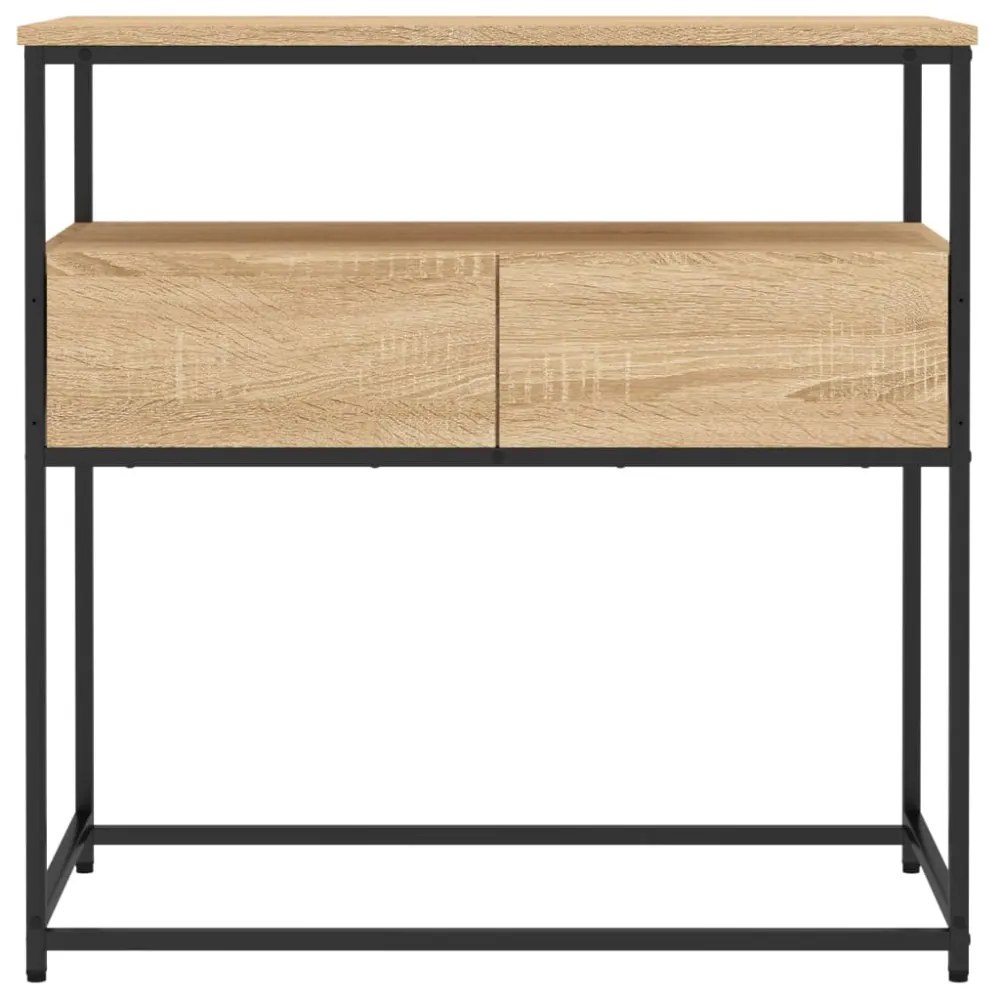 sonoma tölgyfa konzolasztal 75 x 40 x 75 cm