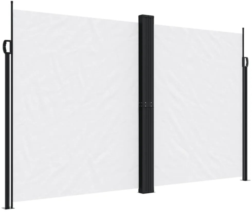 fehér behúzható oldalsó napellenző 200 x 1000 cm