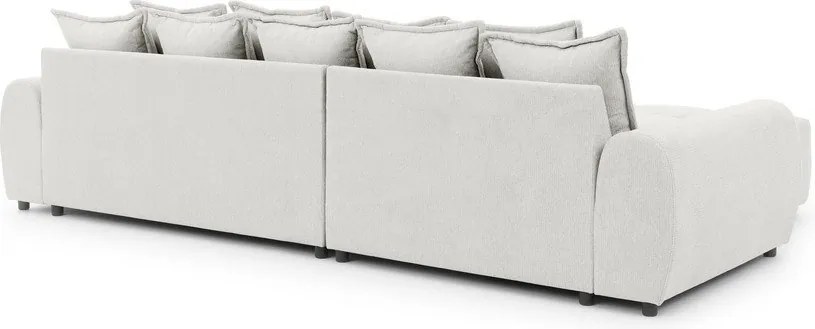 Fehér sarokkanapé (bal oldali-heverő résszel) Albane – Ropez