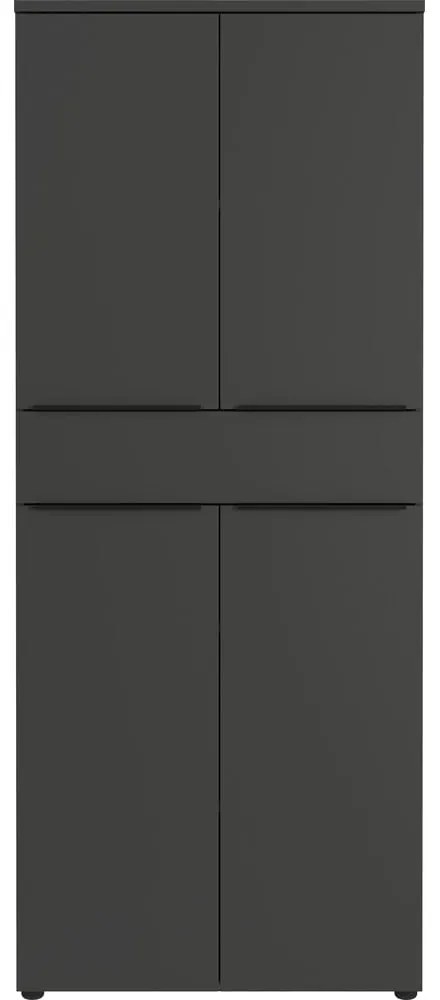 Antracitszürke ruhásszekrény 81x197 cm Mailand – Germania