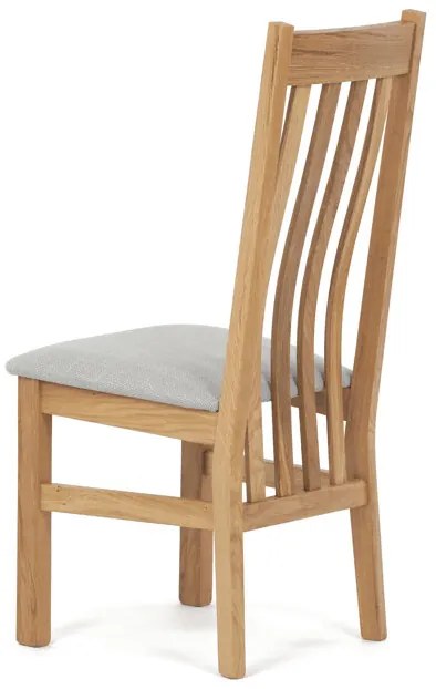 Natúr Tömörfa Étkezőszék, Ezüst Üléssel. C-2100 SIL2