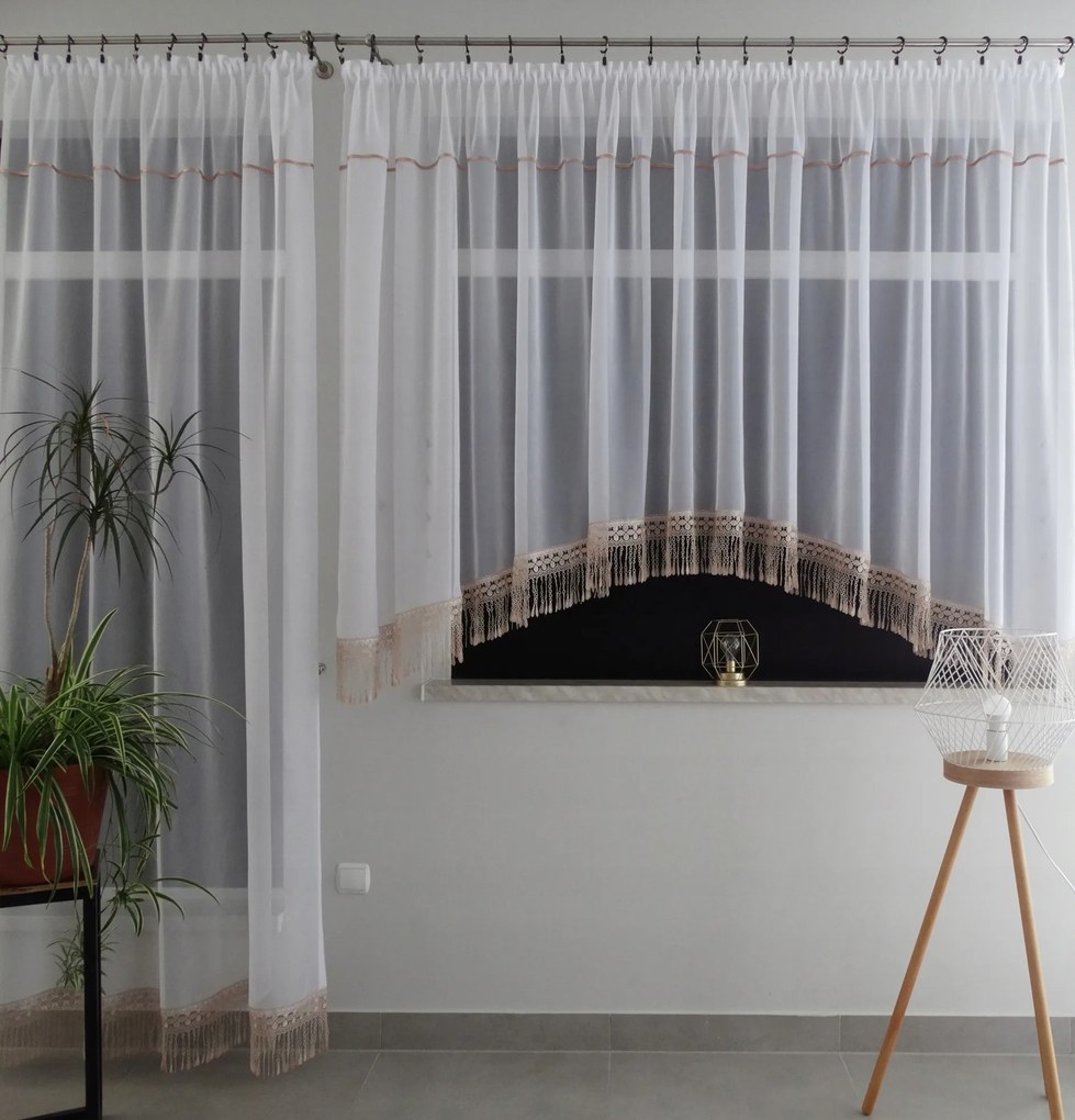 Mg Kpl 71 Függöny Fátyol Gipsz Bézs 18cm Erkély