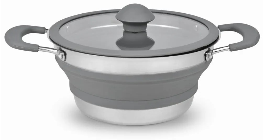 Összecsukható kempingfazék 1,5 l