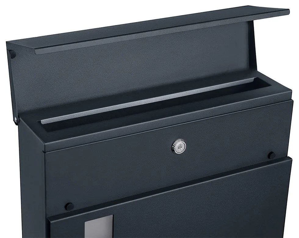 Postaláda újságtartóval