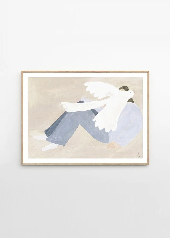 Poszter 70x50 cm Bright Bird – Clara Schicketanz – The Poster Club