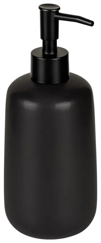 Fekete kerámia szappanadagoló 500 ml Olinda – Allstar