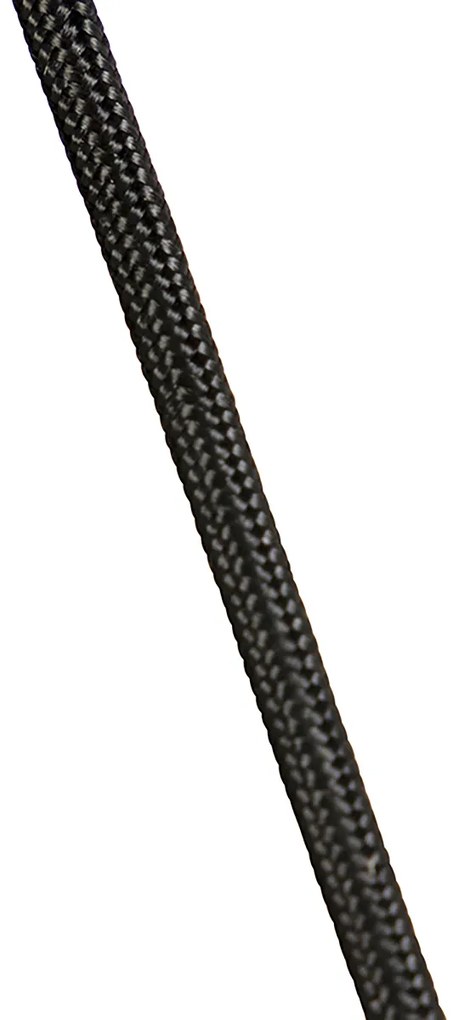 Ipari lógólámpa fekete 5 lámpás - Cava