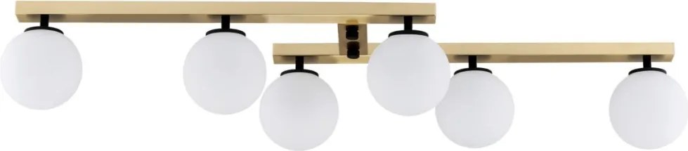ARGON 2544 FREEMONT Modern Mennyezeti Lámpa Sárgaréz, Opál Szőnyeg E14 IP20