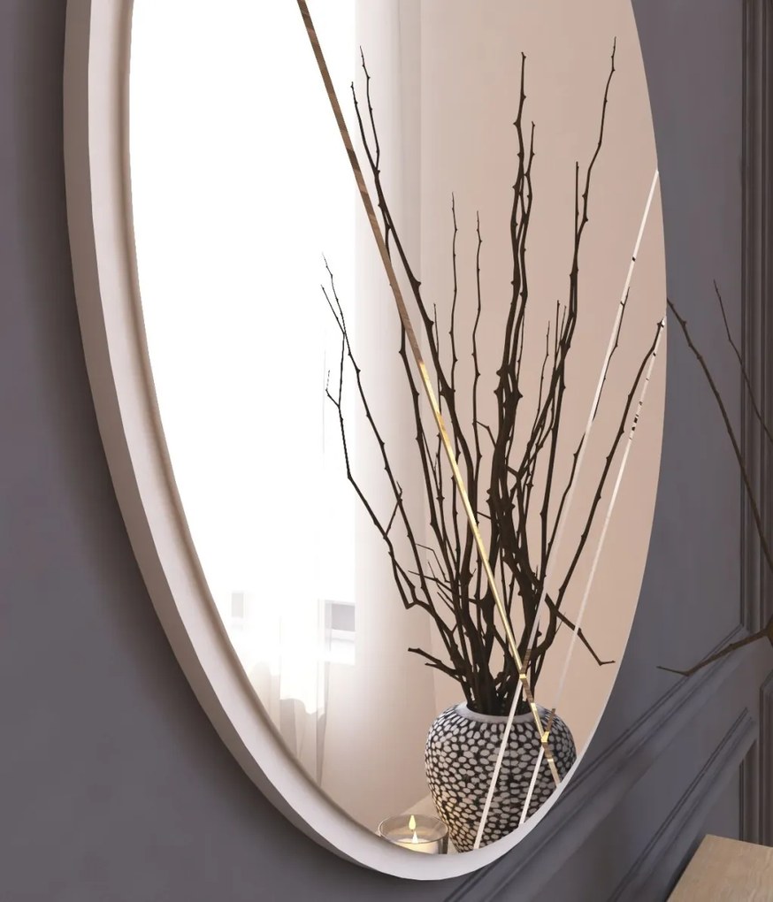 Iuydu tükör, fehér, 60 cm