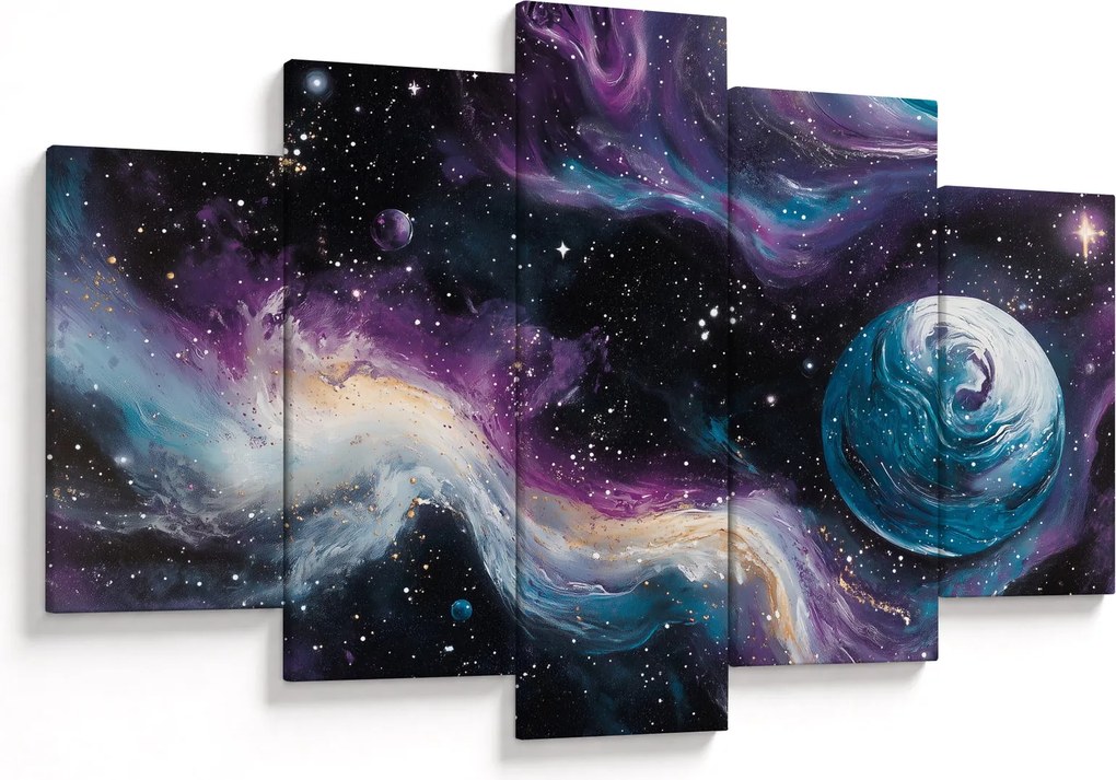 Kép - Festett univerzum (150x105 cm)