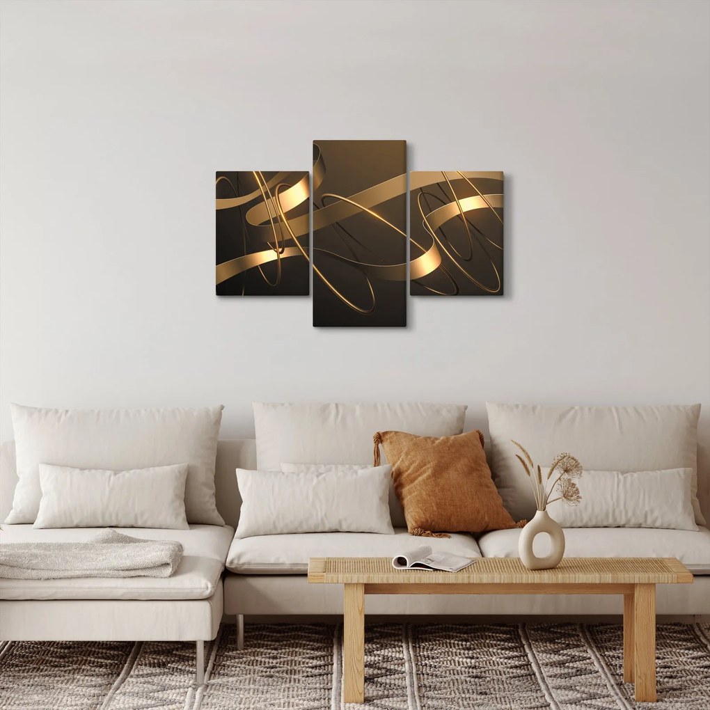 Kép - bronz szalagok (90x60 cm)