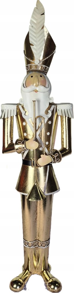 Figura Dekoráció Diótörő Dekoráció Fém Arany Karácsonyi