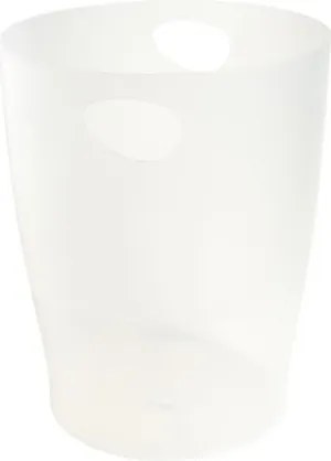 Papírkosár, 15 liter, PP, EXACOMPTA Office, matt fehér (EX45357D)