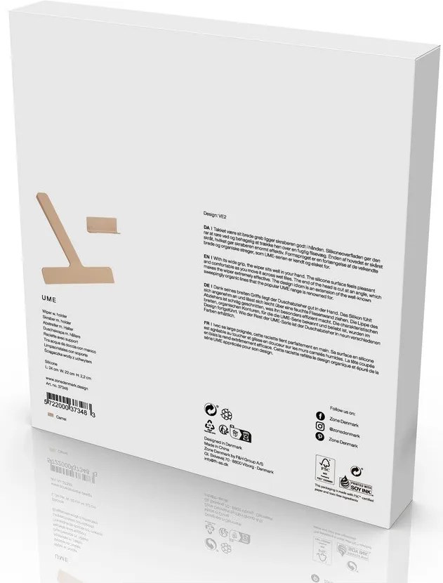 Bézs vízlehúzó tartóval 22 cm Ume – Zone