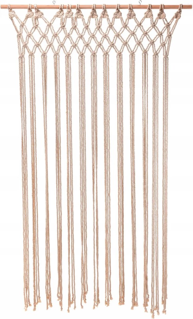 Makramé Fonott Függöny Ajtóra 90 x 180 cm