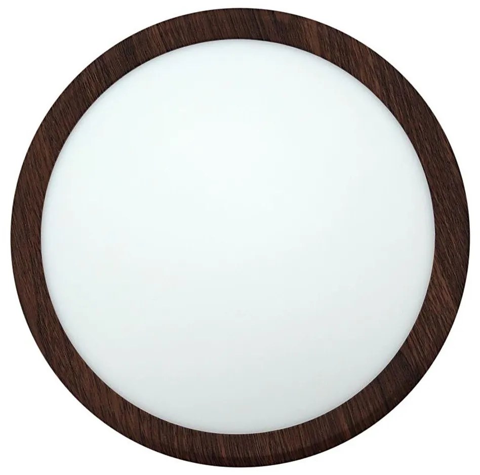 LED mennyezeti lámpatest LED/18W/230V 3000/4000/6500K átm. 23 cm barna