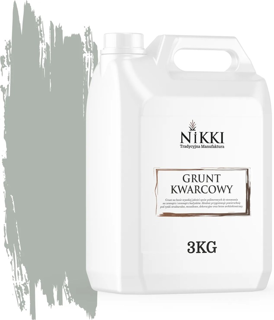 Kvarc Alapozó Dekoratív Szürke Világos Ezüst Csillámokkal D901 3KG Alapozó