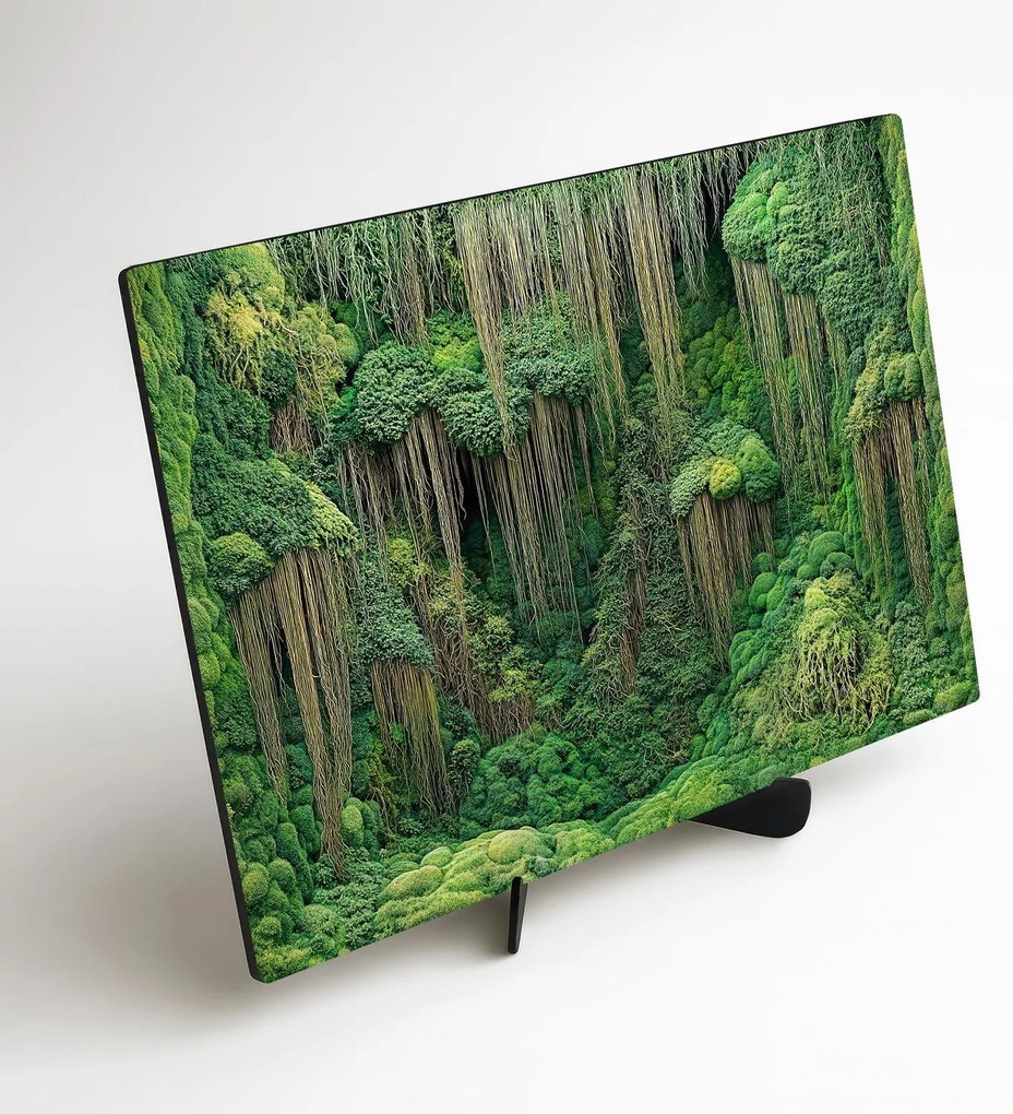 DUBLEZ | Nyomtatott moha kép – A vadon érintése