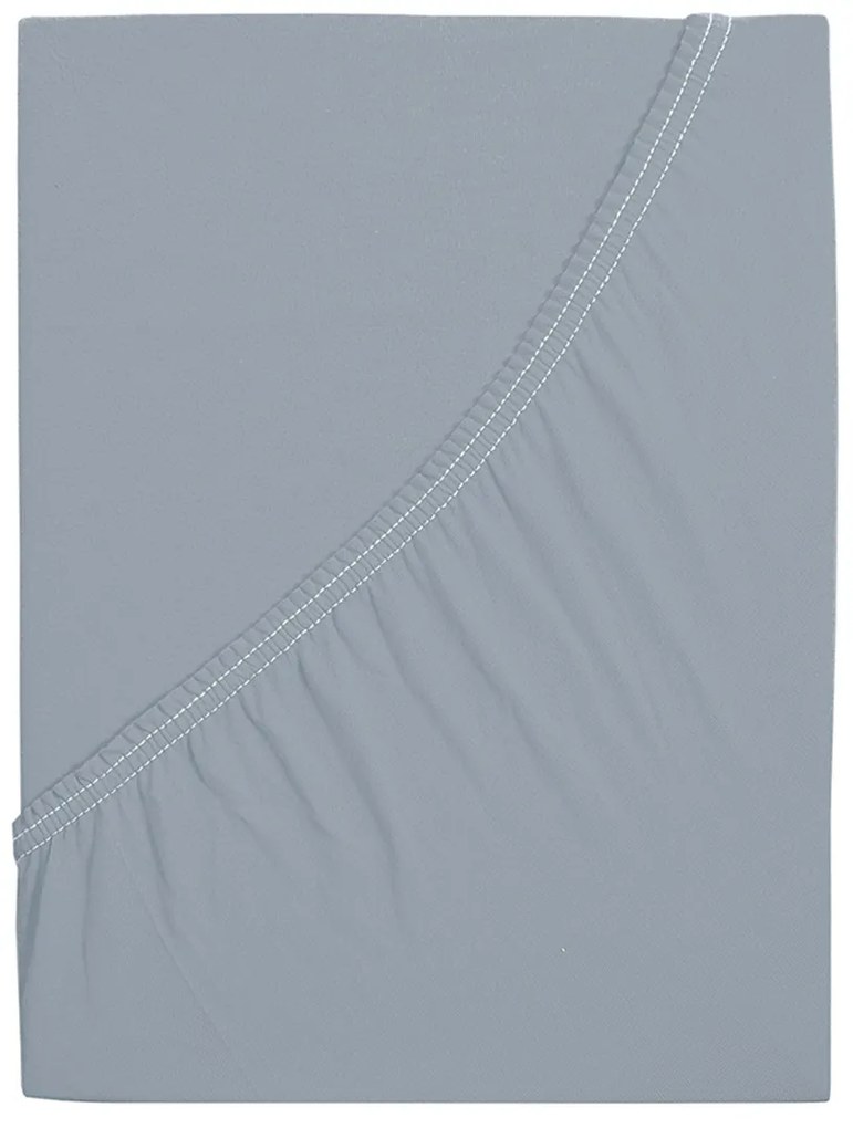 4Home Mako jersey lepedő szürke, 180 x 200 cm