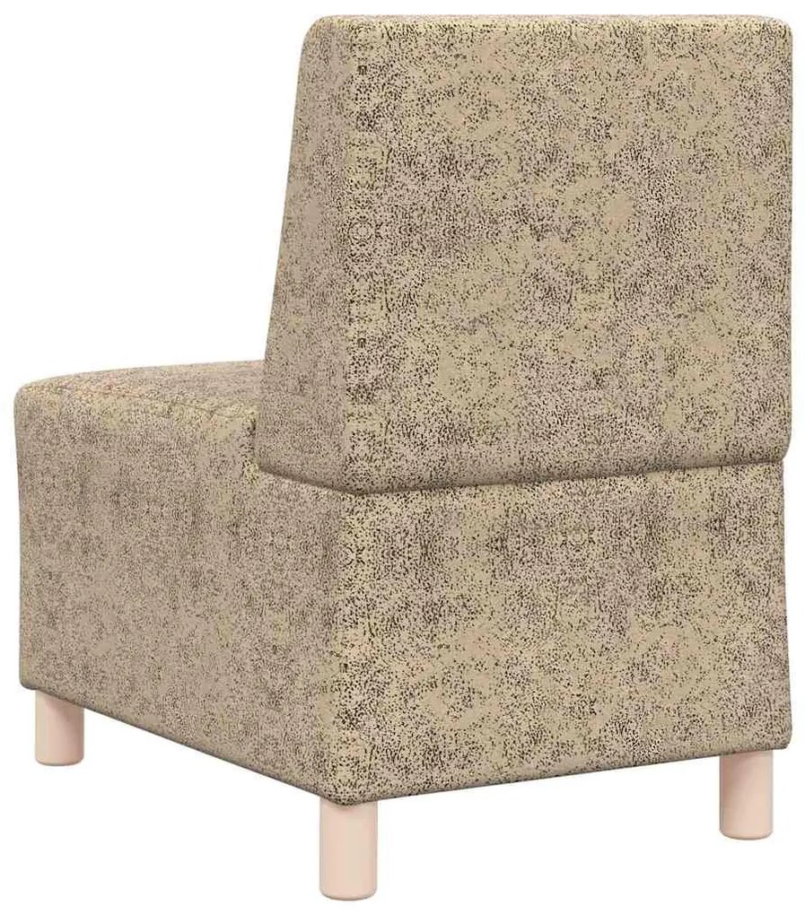 világosszürke művelúr kanapéfotel 55 cm