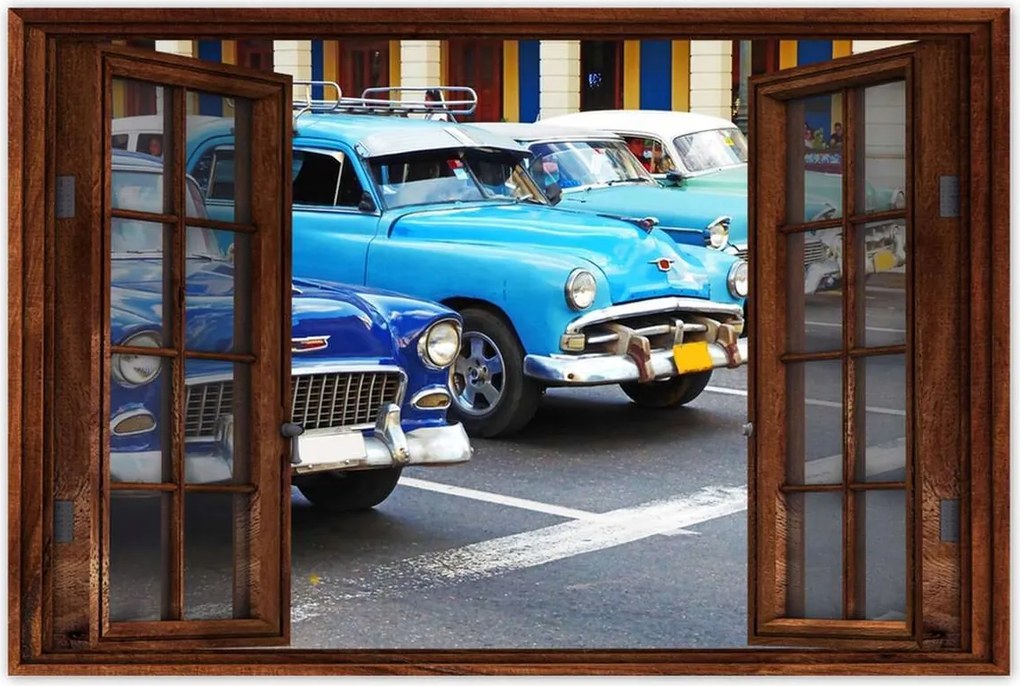 Poszterek 60x40 Kubai autók Kuba