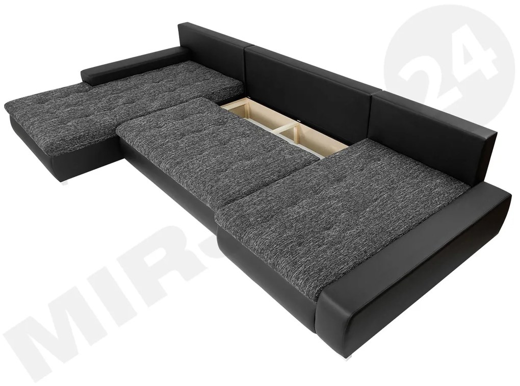 U alakú kanapé Carmine (öko-bőr Soft 011 + Lawa 06). 1058080