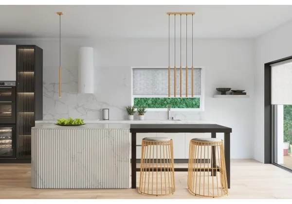 Sollux SL.1173 - Csillár zsinóron PASTELO 5xG9/8W/230V arany