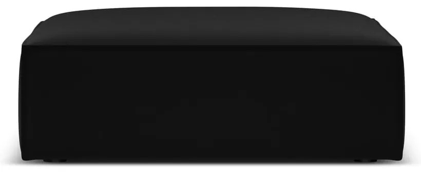 Fekete bársony lábtartó Vanda – Mazzini Sofas