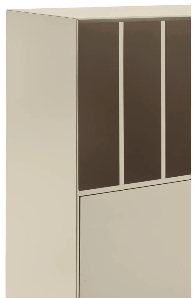 Krémszínű szekrény 120x140x45 cm Platt – Teulat