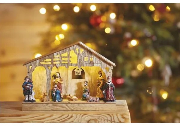 LED Karácsonyi dekoráció 5xLED/3xAA