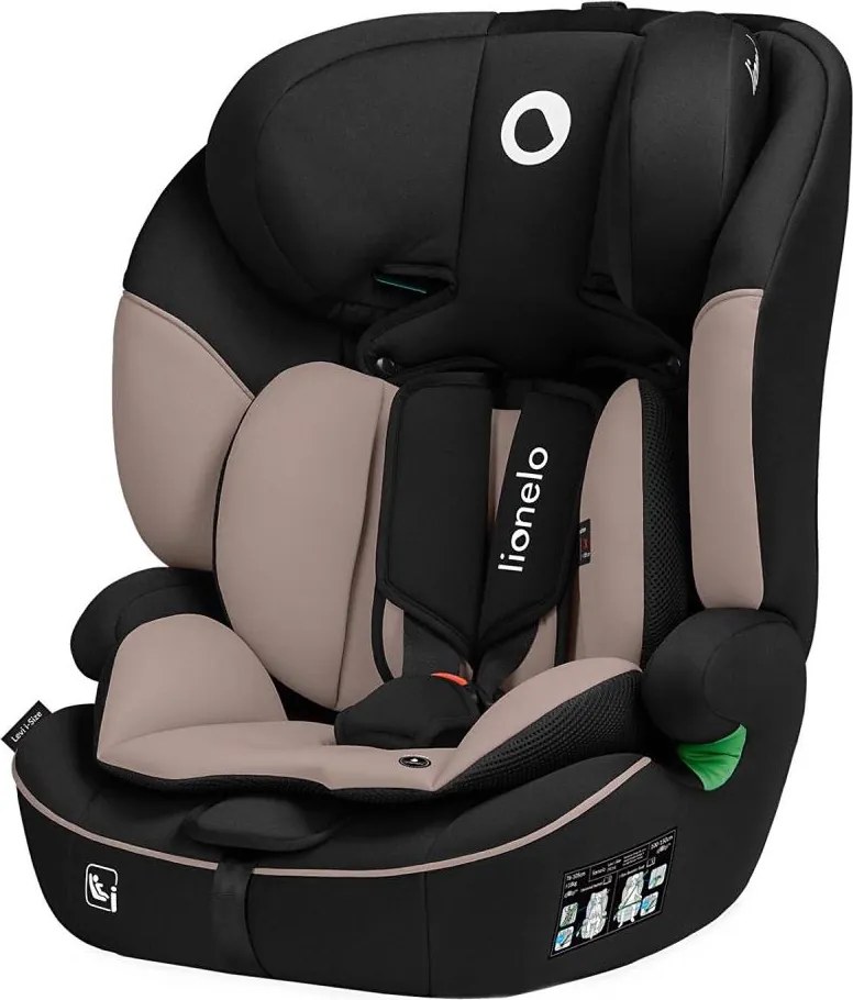 Lionelo - Autós gyerekülés LEVI i-Size 76-150 cm Bézs Latte